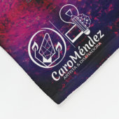 Textura #5.0 de la obra La puesta del sol フリースブランケット (角)