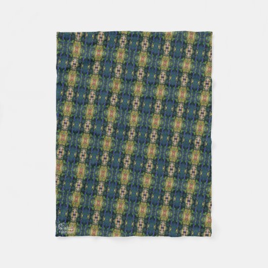 Textura #5 de la obra Maritimo フリースブランケット (正面)