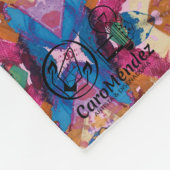 Textura #5 de la obra Piña フリースブランケット (角)