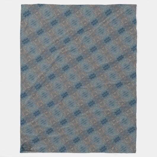 Textura #5 de obra Amanecer フリースブランケット (正面)