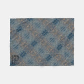 Textura #5 de obra Amanecer フリースブランケット (正面(横))