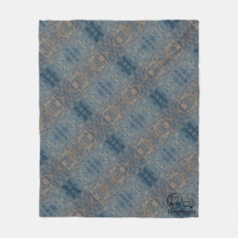 Textura #5 de obra Amanecer フリースブランケット