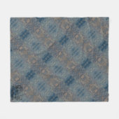 Textura #5 de obra Amanecer フリースブランケット (正面(横))