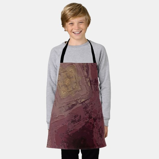 Textura #5 de obra Horizonte エプロン (着用した状態)