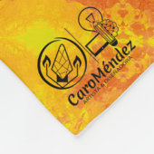 Textura #61 de la obra Nuit フリースブランケット (角)