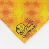 Textura #61 de la obra Nuit フリースブランケット (角)