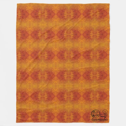 Textura #62 de la obra Nuit フリースブランケット (正面)