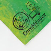 Textura #66 de la obra Nuit フリースブランケット (角)