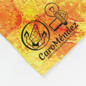 Textura #69.0 de la obra Nuit フリースブランケット (角)