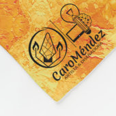 Textura #69 de la obra Nuit フリースブランケット (角)