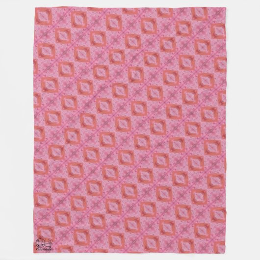 Textura #6 de la obra El corazón de los... フリースブランケット (正面)