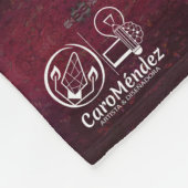 Textura #6 de la obra La puesta del sol フリースブランケット (角)