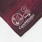 Textura #6 de la obra La puesta del sol フリースブランケット (角)