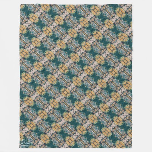 Textura #6 de obra La roca フリースブランケット (正面)