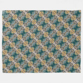 Textura #6 de obra La roca フリースブランケット (正面(横))