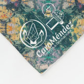 Textura #6 de obra La roca フリースブランケット (角)