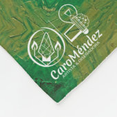 Textura #70 de la obra Nuit フリースブランケット (角)