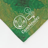 Textura #70 de la obra Nuit フリースブランケット (角)