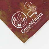 Textura #71 de la obra Nuit フリースブランケット (角)