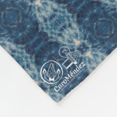 Textura #7 de la obra Cerezas フリースブランケット (角)