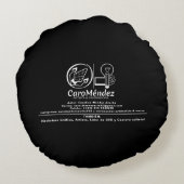 Textura #7 de la obra Cerezas ラウンドクッション (裏面)