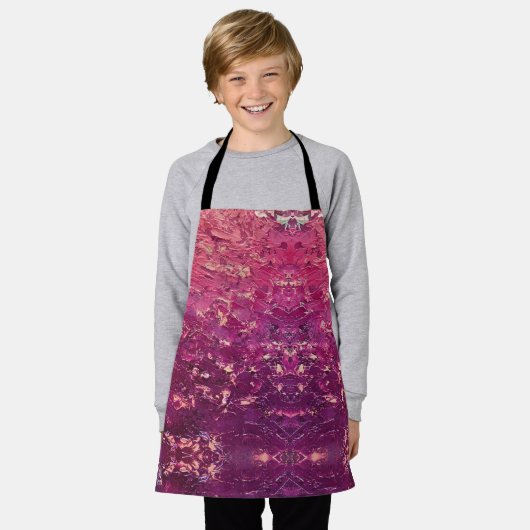 Textura #7 de la obra La puesta del sol エプロン (着用した状態)