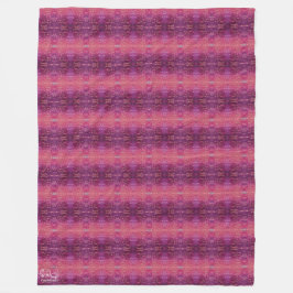 Textura #7 de la obra La puesta del sol フリースブランケット