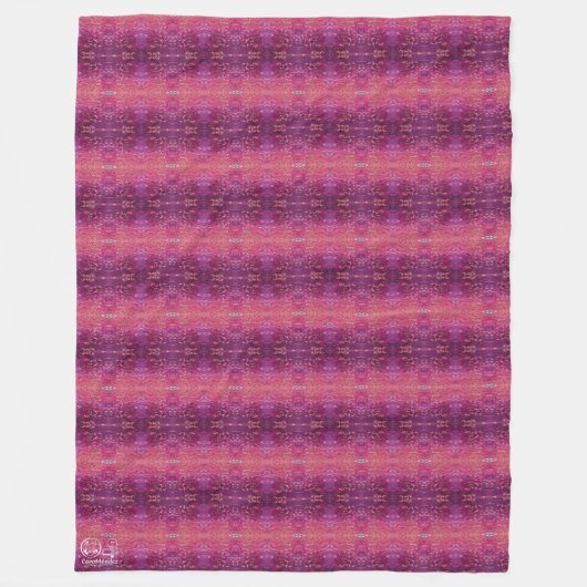 Textura #7 de la obra La puesta del sol フリースブランケット (正面)