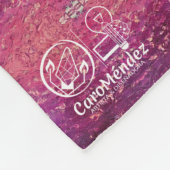 Textura #7 de la obra La puesta del sol フリースブランケット (角)