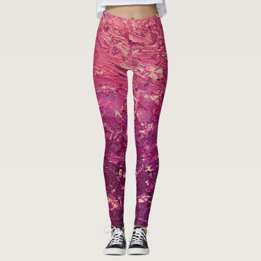 Textura #7 de la obra La puesta del sol レギンス (正面)