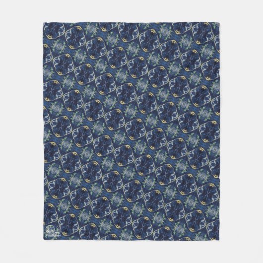 Textura #7 de la obra Maritimo フリースブランケット (正面)