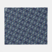 Textura #7 de la obra Maritimo フリースブランケット (正面(横))