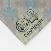 Textura #7 de obra La roca フリースブランケット (角)