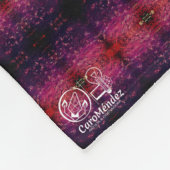 Textura #8.0 de la obra La puesta del sol フリースブランケット (角)