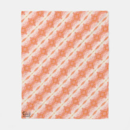 Textura #8 de la obra El corazón de los... フリースブランケット