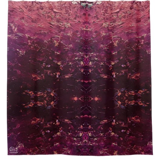 Textura #8 de la obra La puesta del sol シャワーカーテン (正面)