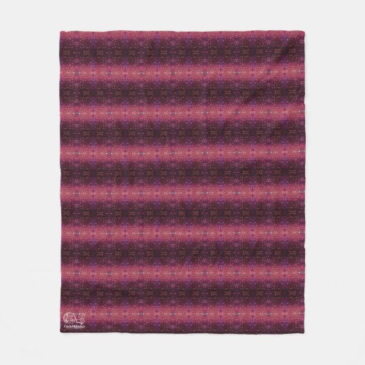 Textura #8 de la obra La puesta del sol フリースブランケット (正面)