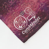 Textura #8 de la obra La puesta del sol フリースブランケット (角)