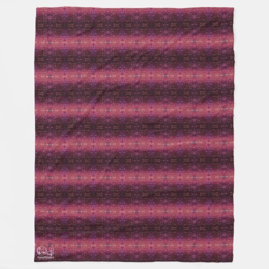 Textura #8 de la obra La puesta del sol フリースブランケット (正面)