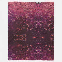 Textura #8 de la obra La puesta del sol フリースブランケット