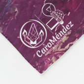 Textura #8 de la obra La puesta del sol フリースブランケット (角)