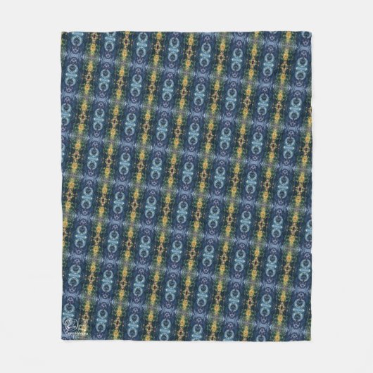 Textura #8 de la obra Maritimo フリースブランケット (正面)