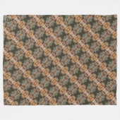 Textura #8 de obra La roca フリースブランケット (正面(横))