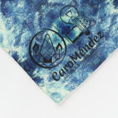 Textura #9.0 de la obra Cerezas フリースブランケット (角)