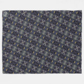 Textura #9 de la obra Maritimo フリースブランケット (正面(横))