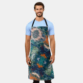 Textura #9 de la obra Viendo a travez de los ojos エプロン (着用した状態)