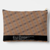 Textura #9 de obra Amanecer アクセサリーポーチ (裏面)