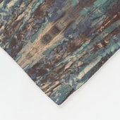 Textura #9 de obra La roca フリースブランケット (角)