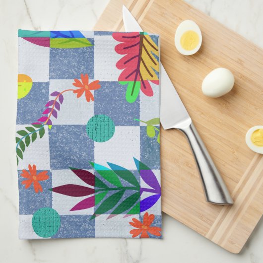 Textura floral キッチンタオル (四つ折り)