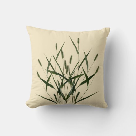 Textural Treasures of Summer on a Throw Pillow - A クッション (正面)